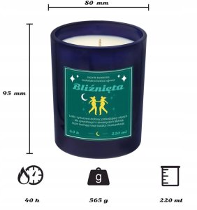 Cup&You Zestaw prezentowy BLIŹNIĘTA herbata i świeczka zapachowa dla osoby ze znakiem zodiaku bliźniąt - prezent upominek dla kobiety faceta mamy taty babci dziadka 6