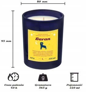 Cup&You Zestaw prezentowy BARAN herbata i świeczka zapachowa dla osoby ze znakiem zodiaku barana - prezent upominek dla kobiety faceta mamy taty babci dziadka 6
