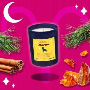 Cup&You Zestaw prezentowy BARAN herbata i świeczka zapachowa dla osoby ze znakiem zodiaku barana - prezent upominek dla kobiety faceta mamy taty babci dziadka 8