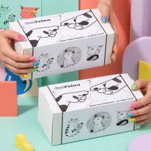 Cup&You Zestaw prezentowy upominkowy CAT-FEINA mix 20 różnych smaków kaw deserowych 7