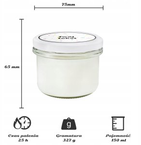 Cup&You PERSONALIZOWANA ręcznie robiona świeca sojowa zapachowa w szkle 25h palenia 150ml - prezent upominek dla kobiety faceta mamy taty babci dziadka 4