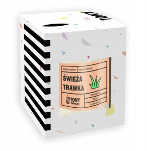 Cup&You Naturalna ręcznie robiona świeca sojowa zapachowa w szkle ŚWIEŻA TRAWKA 50h palenia 300ml - prezent upominek dla kobiety mamy dziewczyny żony babci niej 5