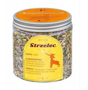 Cup&You Zestaw prezentowy STRZELEC herbata i świeczka zapachowa dla osoby ze znakiem zodiaku strzelca - prezent upominek dla kobiety faceta mamy taty babci dziadka 3