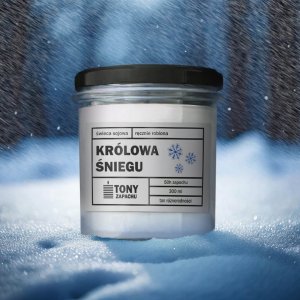 Cup&You Naturalna ręcznie robiona świeca sojowa zapachowa w szkle KRÓLOWA ŚNIEGU 50h palenia 300ml - prezent upominek dla kobiety mamy dziewczyny żony babci niej 5