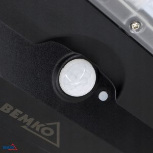 Bemko Solarna oprawa uliczna LED Bemko Solger 20W 3000LM 3000/4000/6000K IP65 czarna CZ. PIR 2
