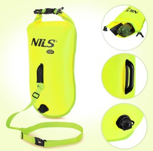 Avenli NILS NC1772 Dmuchana bojka do pływania 28 L Żółta 7