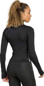 Adidas Bluza damska adidas Workout Essentials 3-Stripes Zip Through czarna KB7843 XS 3