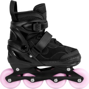 Spokey Łyżworolki Spokey Firefly czarno-różowe 946365-946366 35-38 2