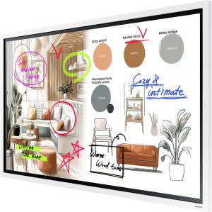 System interaktywny Samsung Flip WM55FX - 140 cm (55") Klasa przekątnej WMFX Series wyświetlacz LCD z podświetleniem LED - Edukacja / Biznes - mit interaktives Whiteboard integriert, Touchscreen (Multitouch) - Tizen OS - 4K UHD (2160p) 3840 x 2160 3