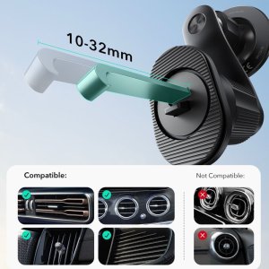 ESR Omnilock Magnetic Magsafe Vent Car Mount Black 8