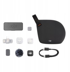 DJI Dji Mic Mini 2 1TX 1MRX uchwyt mikrofon bezprzewodowy CP.RN.00000533 (6937224139770) 6
