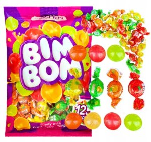 Roshen Zestaw 8x 1kg Cukierki Bim Bom Roshen landrynki z nadzieniem owocowym 2