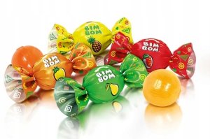 Roshen Zestaw 8x 1kg Cukierki Bim Bom Roshen landrynki z nadzieniem owocowym 3