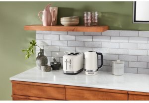 Czajnik KitchenAid Czajnik elektryczny 1,7 l 2400 W Czarny Stal nierdzewna Biały 5