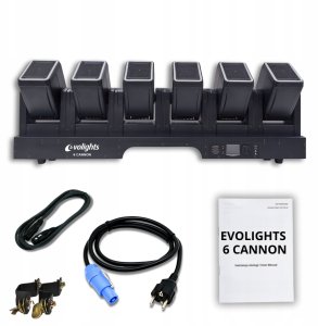 Naświetlacz Evolights EVOLIGHTS 6 CANNON belka oświetleniowa 6x głowica 7