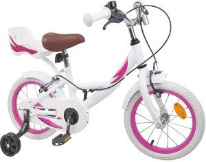 vidaXL vidaXL Rower Dziecięcy 14 Cali dla dzieci w wieku 3-5 lat Biały 2