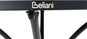 Beliani Stolik bistro ANAPO 60 cm Metal Czarny 7