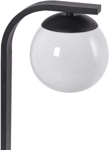 Beliani Stojąca lampa ogrodowa KULSI Czarny 6