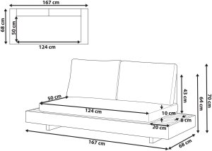 Beliani Sofa ogrodowa dla 2 osób MARETTIMO Certyfikowane drewno akacjowe Brązowy 3