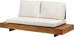Beliani Sofa ogrodowa dla 2 osób MARETTIMO Certyfikowane drewno akacjowe Brązowy 4