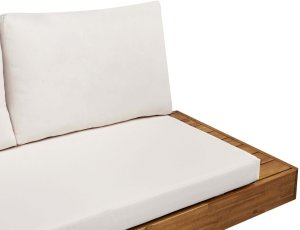 Beliani Sofa ogrodowa dla 2 osób MARETTIMO Certyfikowane drewno akacjowe Brązowy 7