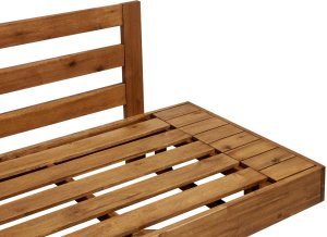 Beliani Sofa ogrodowa dla 2 osób MARETTIMO Certyfikowane drewno akacjowe Brązowy 8