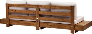 Beliani Sofa ogrodowa dla 3 osób MARETTIMO Certyfikowane drewno akacjowe Brązowy 5