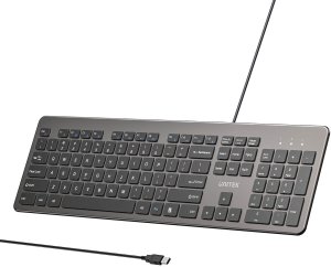 Klawiatura Unitek SlimTap USB-A (T052AGY01-US) 3
