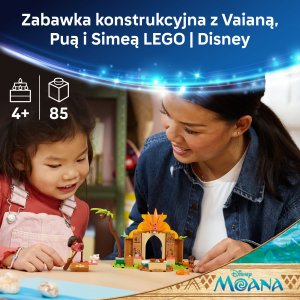 LEGO Disney Vaiana 2 Wiejska chatka i łódź (43282) 2
