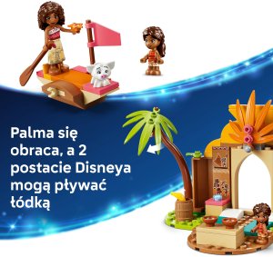 LEGO Disney Vaiana 2 Wiejska chatka i łódź (43282) 5