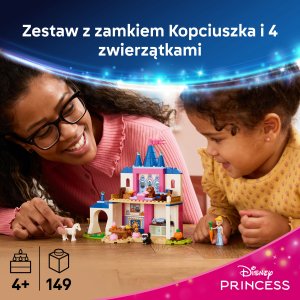 LEGO Disney Zamek Kopciuszka i jej zwierzęcych przyjaciół (43283) 2