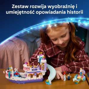 LEGO Disney Królewska łódź weselna Arielki (43299) 4