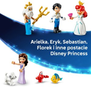 LEGO Disney Królewska łódź weselna Arielki (43299) 5