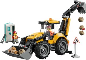 LEGO City Żółta koparko-ładowarka (60480) 8