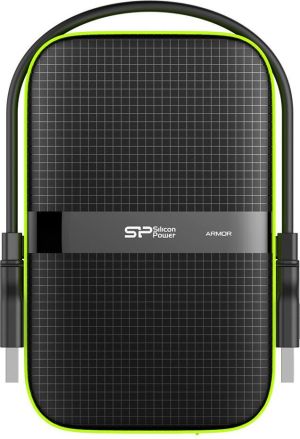 Dysk zewnętrzny HDD Silicon Power Armor A60 4TB Czarno-zielony (SP040TBPHDA60S3K) 2