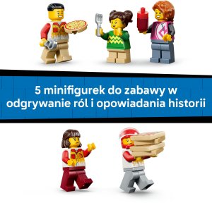 LEGO City Dostawa pizzy z pojazdami (60496) 6