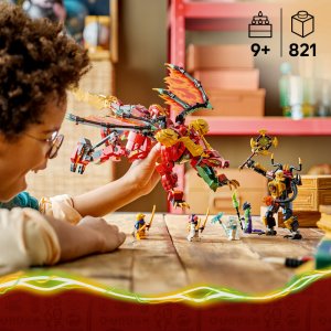 LEGO Ninjago Transformujący smoczy mech Wyldfyre (71868) 2