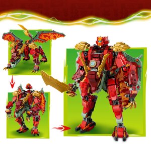 LEGO Ninjago Transformujący smoczy mech Wyldfyre (71868) 3