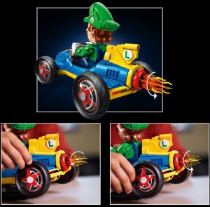 LEGO Super Mario Mario Kart™ – Mario Kart™ — Luigi i Mach 8 (72050) 5