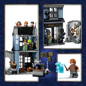LEGO Harry Potter Magiczne sklepy na ulicy Śmiertelnego Nokturnu (76471) 4