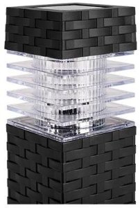 V-TAC Lampa solarna LED 0,06W 3000K IP44 czarna 39,5cm do ogrodu i altany 4