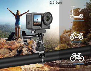Puluz Uchwyt Kierownica 360s Mocowanie Na Motor Rower Do Gopro Sjcam Xiaomi Dji Pu796b 4