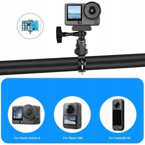 Puluz Uchwyt Kierownica 360s Mocowanie Na Motor Rower Do Gopro Sjcam Xiaomi Dji Pu796b 9