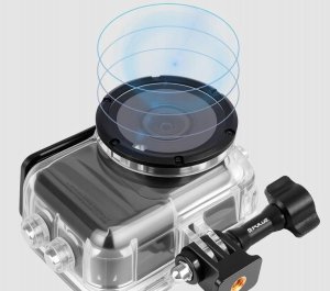 Puluz Etui Obudowa Wodoodporna Podwodna Do Nurkowania Wody 50m / Insta360 Go Ultra / Pu1087t 5