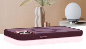 krainaGSM Etui Do Iphone 12 | 12 Pro Do Magsafe Matowe Matt Case + Szkło Na Ekran 9H 5