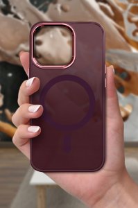 krainaGSM Etui Do Iphone 12 | 12 Pro Do Magsafe Matowe Matt Case + Szkło Na Ekran 9H 7