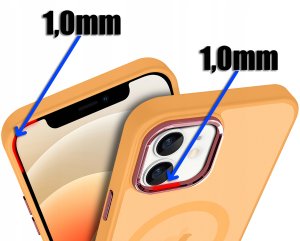 krainaGSM Etui Do Iphone 12 | 12 Pro Do Magsafe Matowe Matt Case + Szkło Na Ekran 9H 2