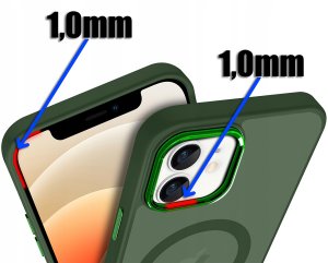 krainaGSM Etui Do Iphone 12 | 12 Pro Do Magsafe Matowe Matt Case + Szkło Na Ekran 9H 2