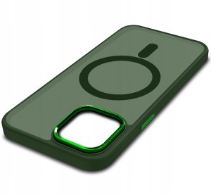 krainaGSM Etui Do Iphone 12 | 12 Pro Do Magsafe Matowe Matt Case + Szkło Na Ekran 9H 3