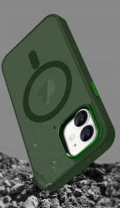 krainaGSM Etui Do Iphone 12 | 12 Pro Do Magsafe Matowe Matt Case + Szkło Na Ekran 9H 6